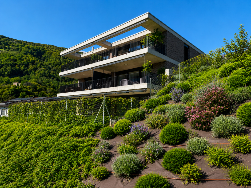 Moderne Villa am Hang