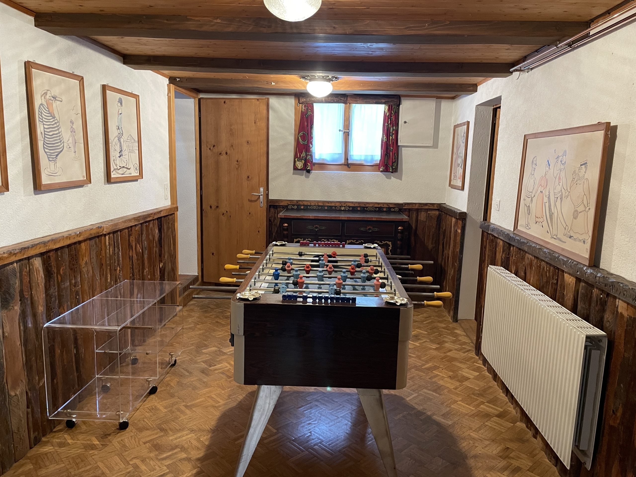 Freizeitraum mit Tischkicker