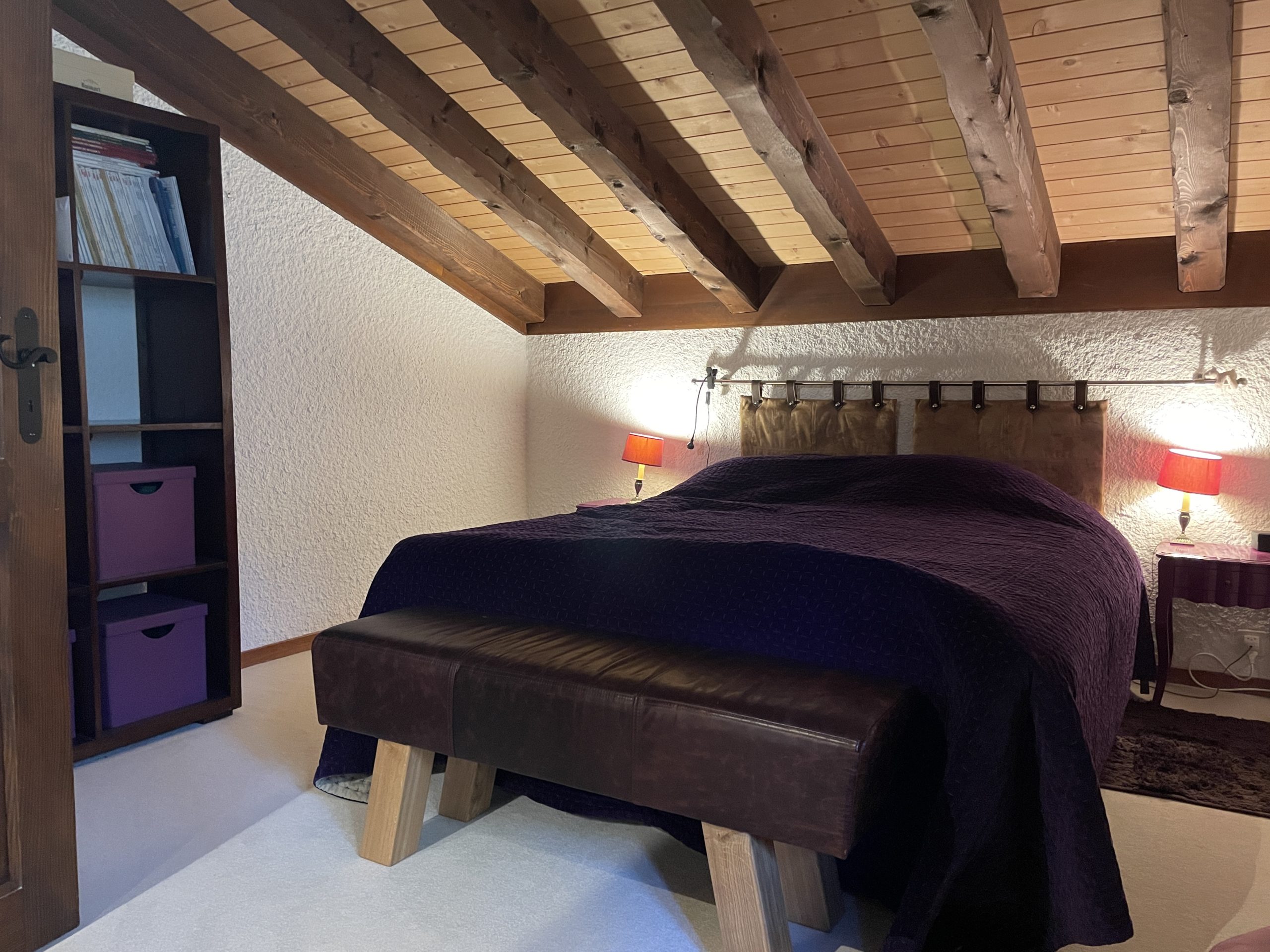 Gemütliches Dachgeschoss-Schlafzimmer