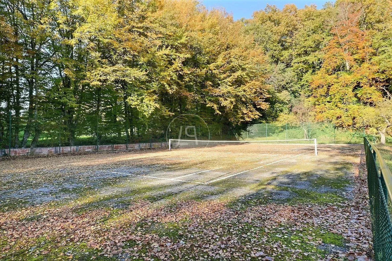 Tennisplatz im Grünen