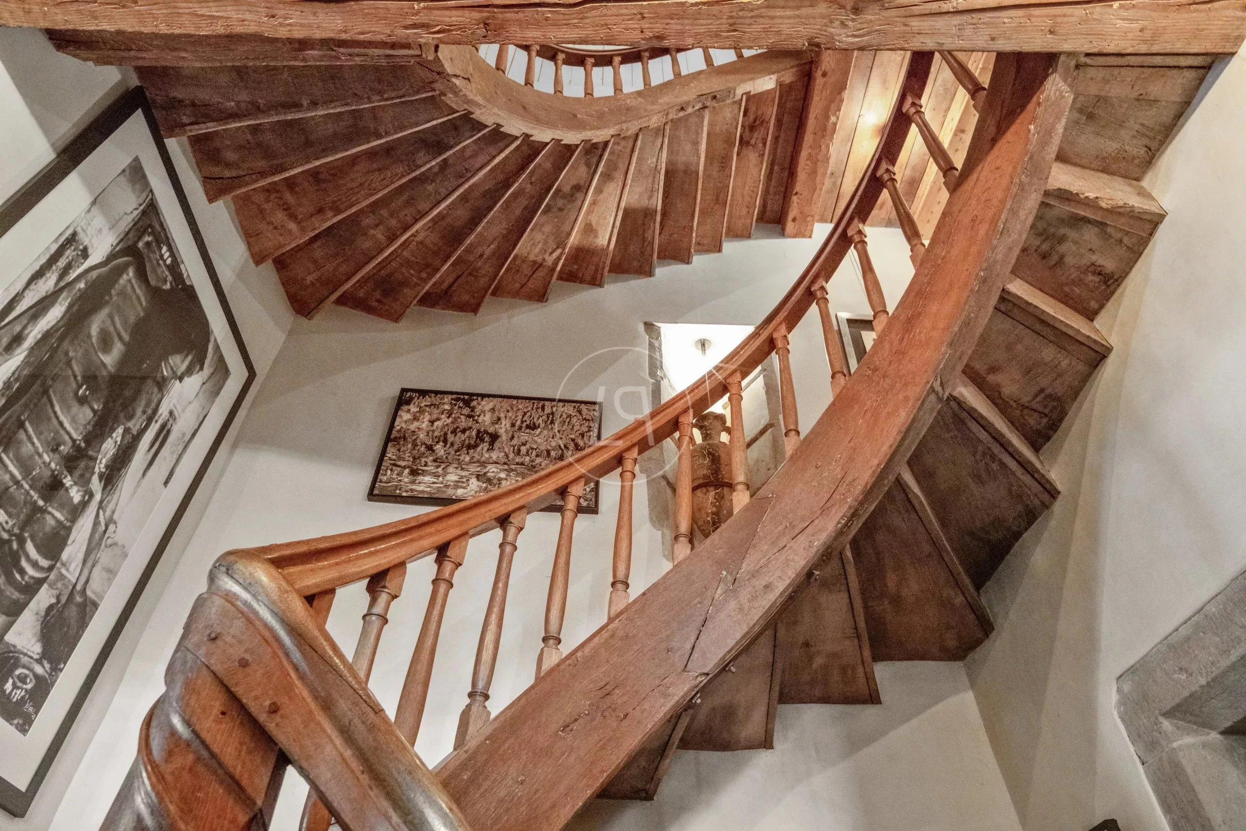Wendeltreppe aus Holz