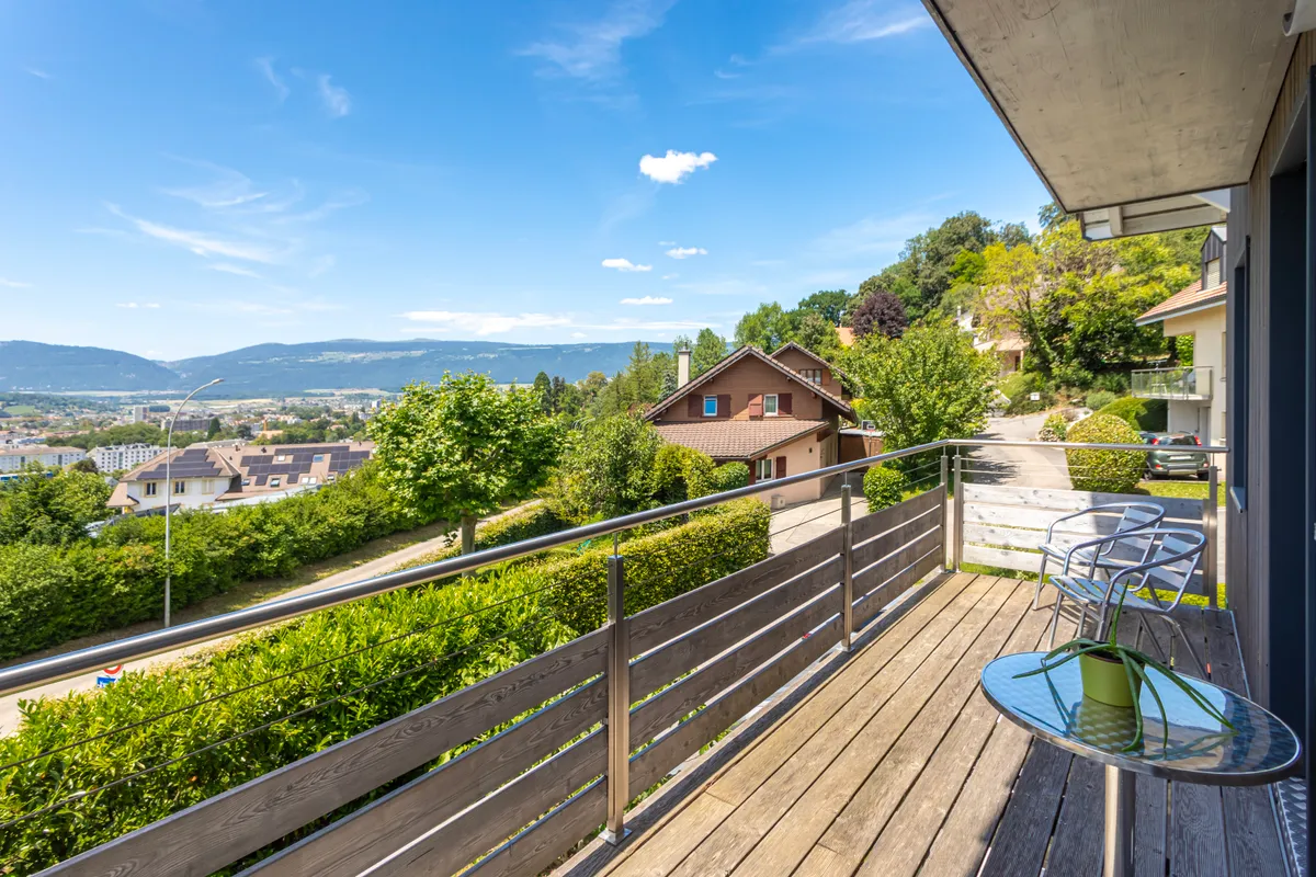 Balkon mit Ausblick