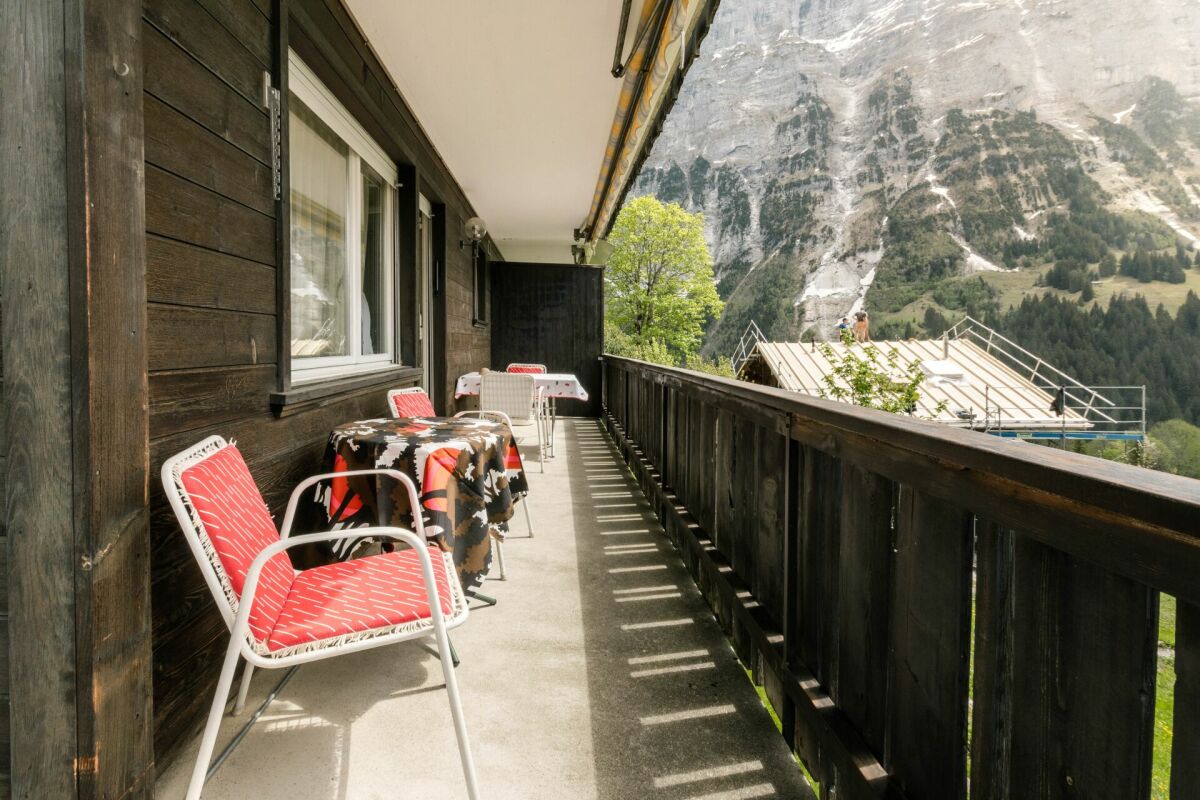 Balkon mit Bergblick