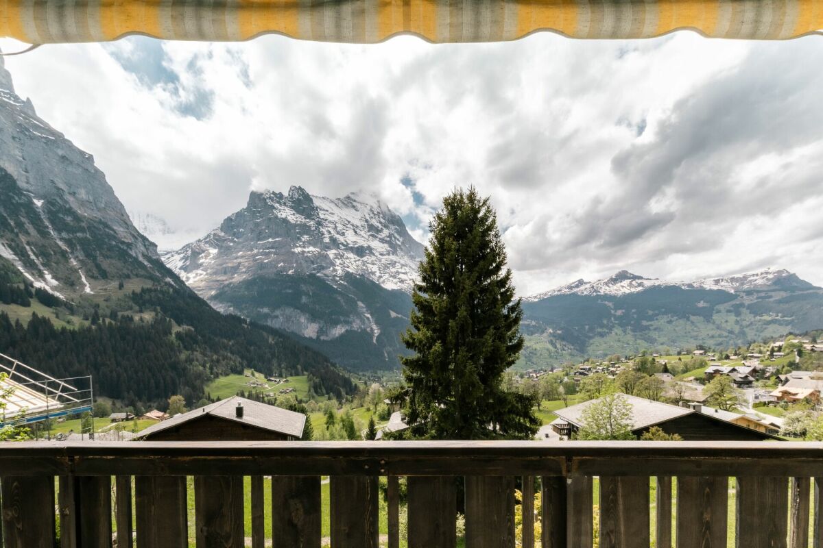 Bergblick vom Balkon