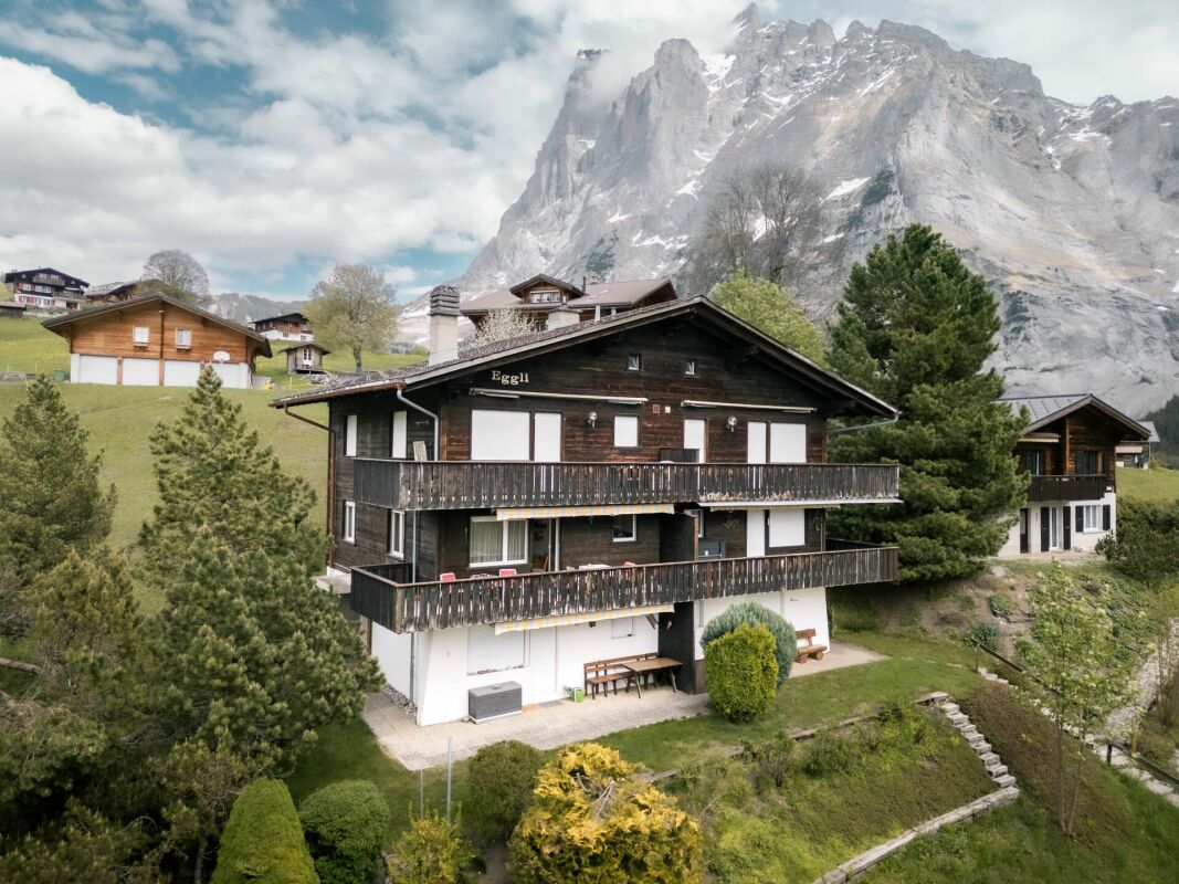 Alpines Chalet mit Bergblick