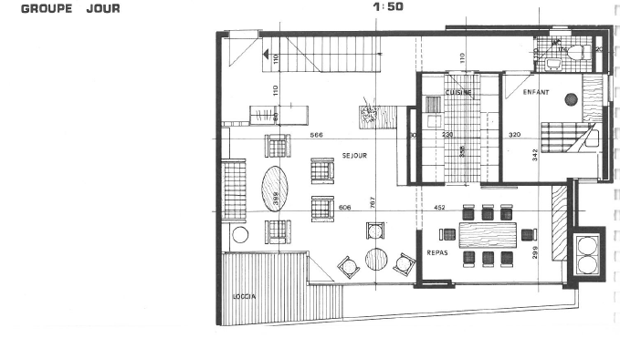 Grundriss eines Hauses