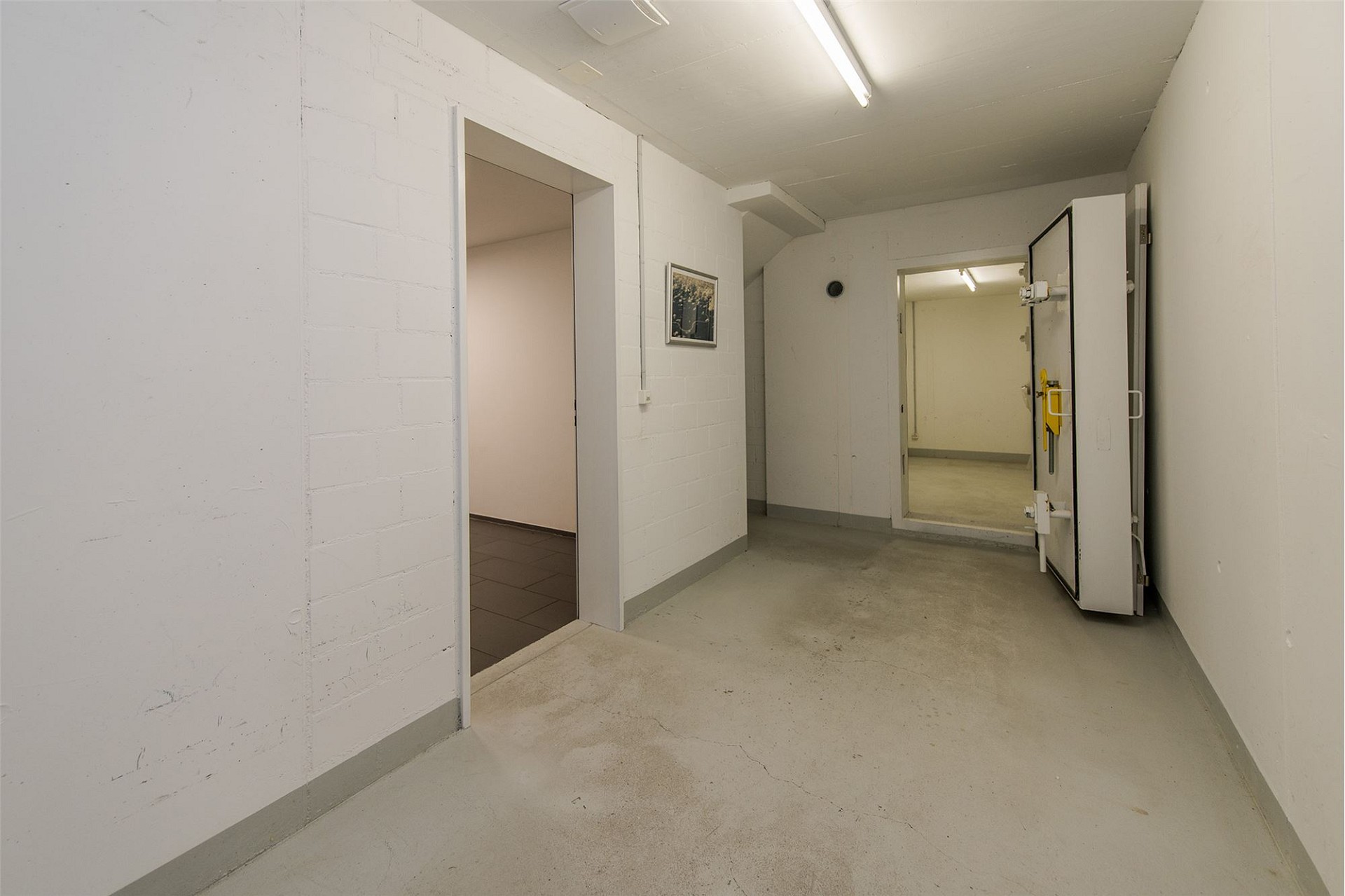 Keller- bzw. Technikraum mit Tresortür