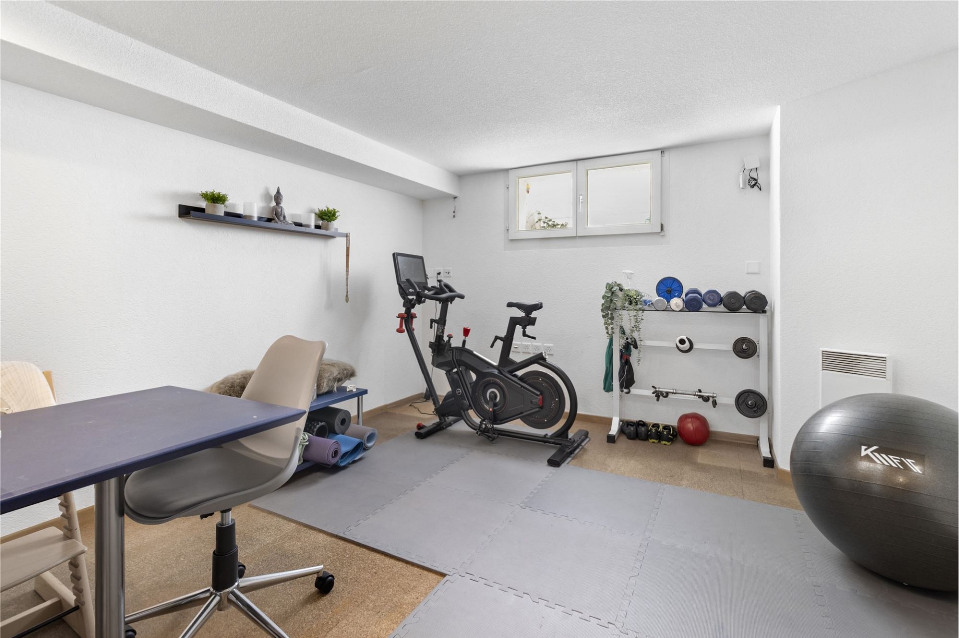 Fitnessraum im Untergeschoss