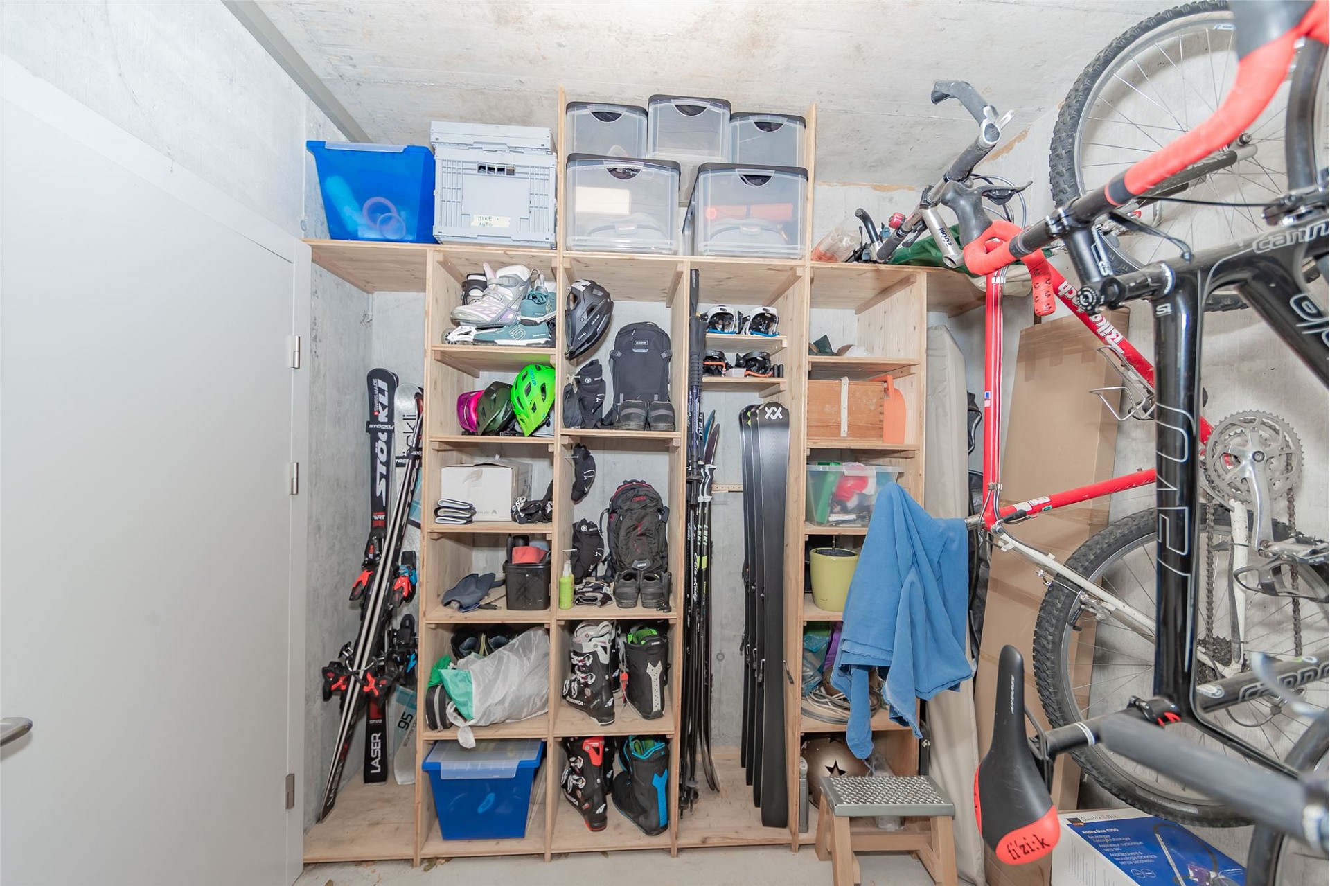 Fahrrad- und Sportlagerraum