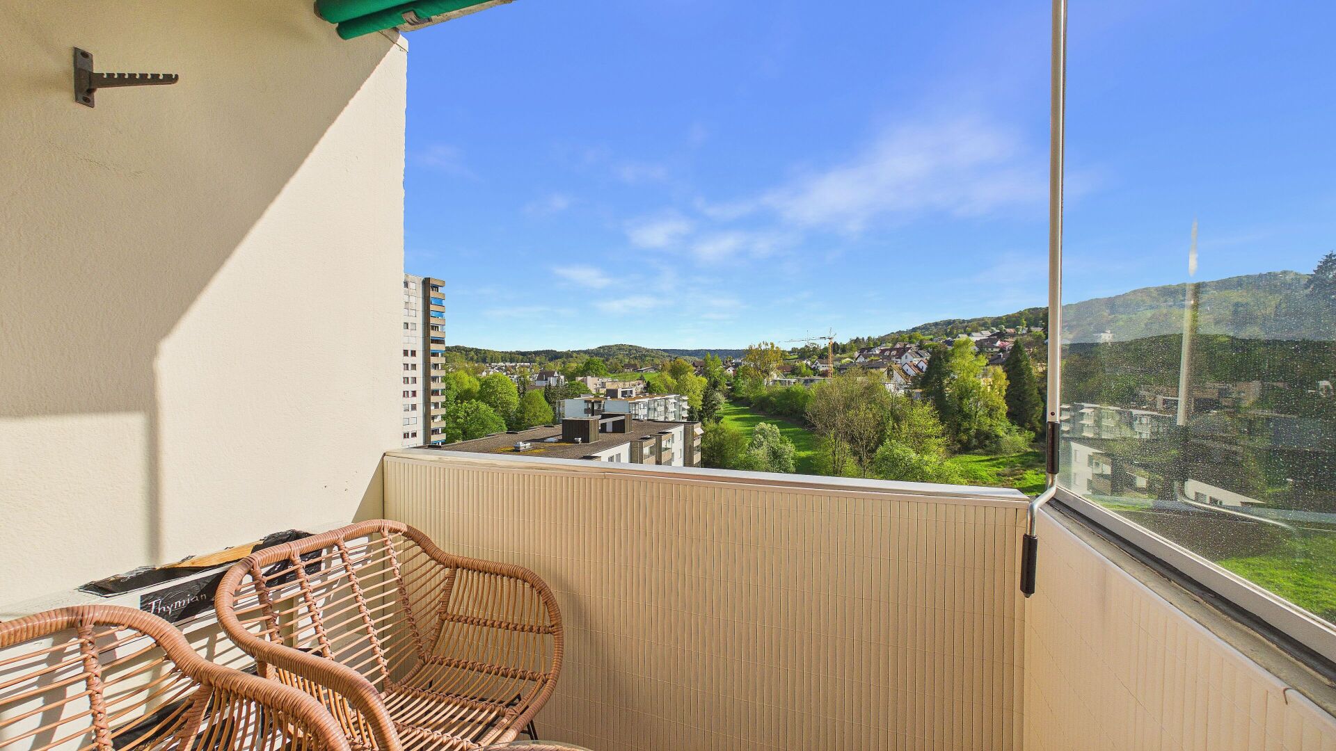 Balkon mit Panoramablick