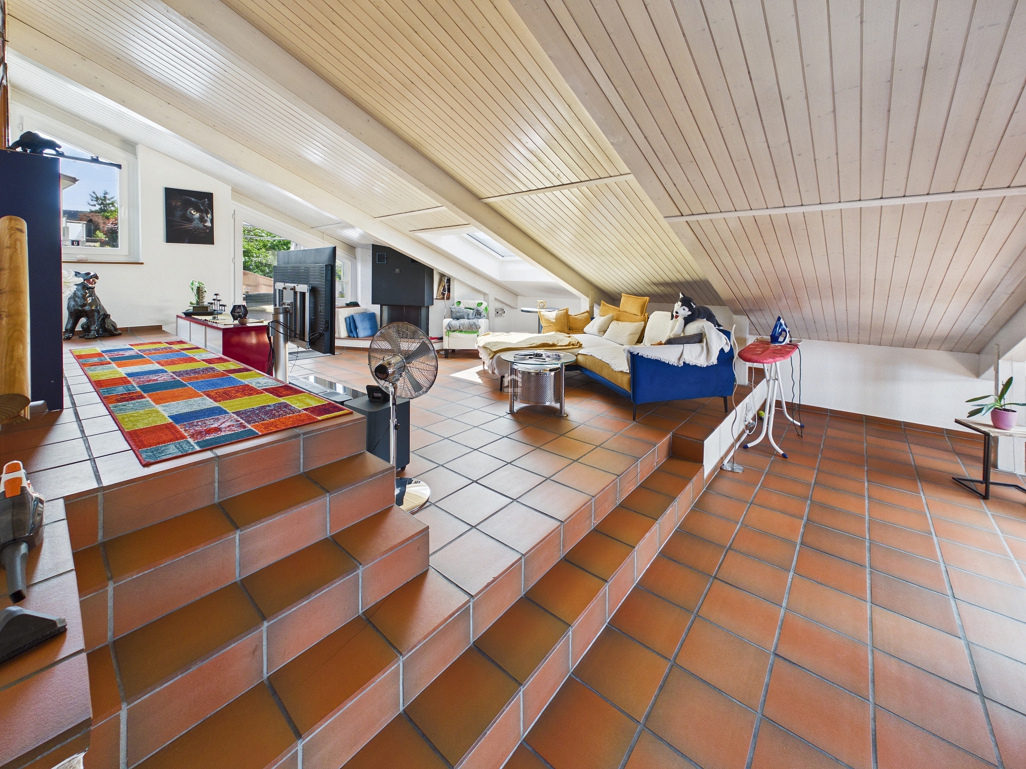 Ausgebauter Dachgeschoss-Wohnraum