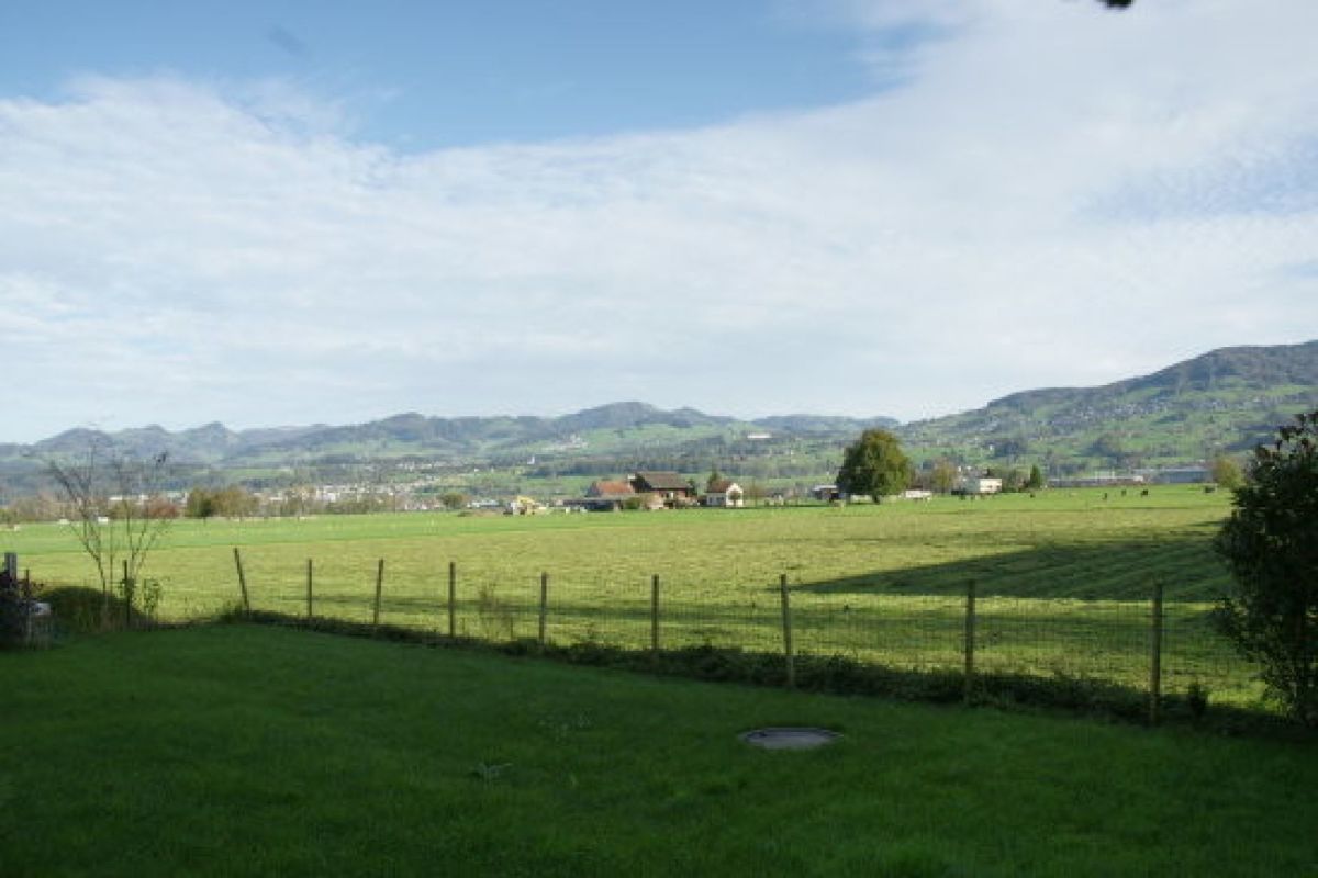 Landschafts- und Gartenblick