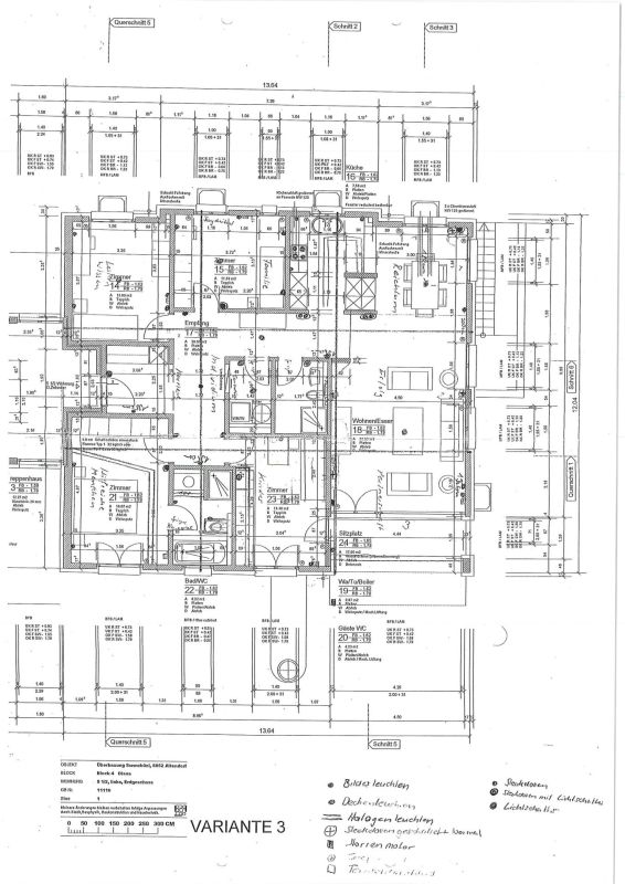 Grundriss einer Wohneinheit