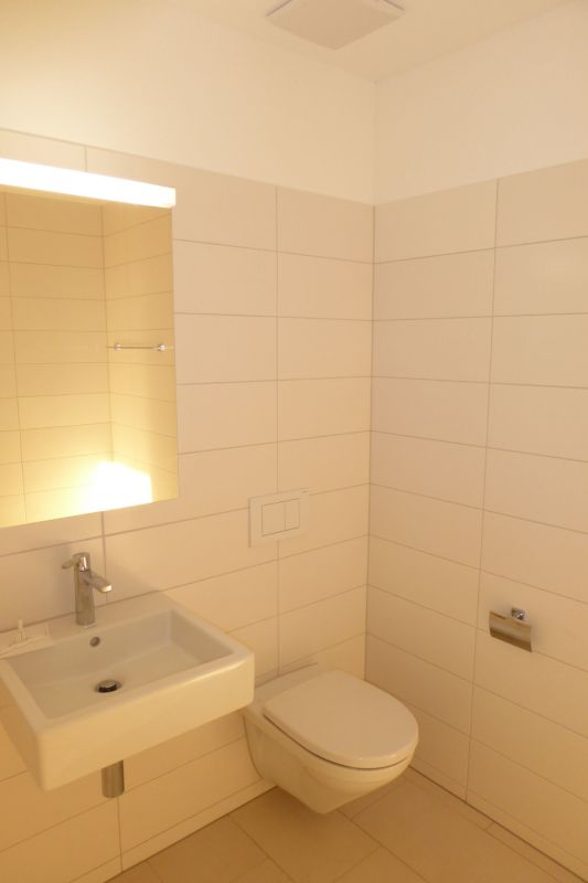 Modernes Gäste-WC mit Wand-WC