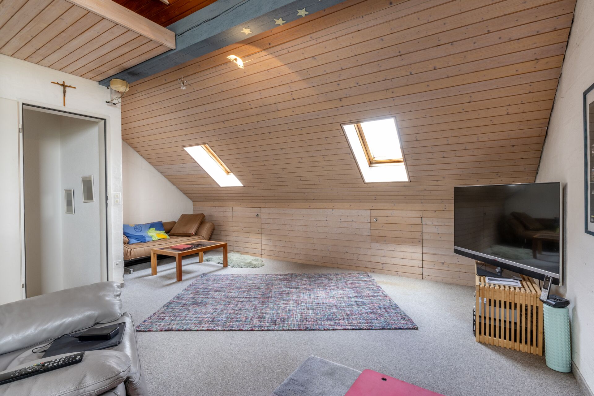 Ausgebauter Dachgeschoss-Wohnraum