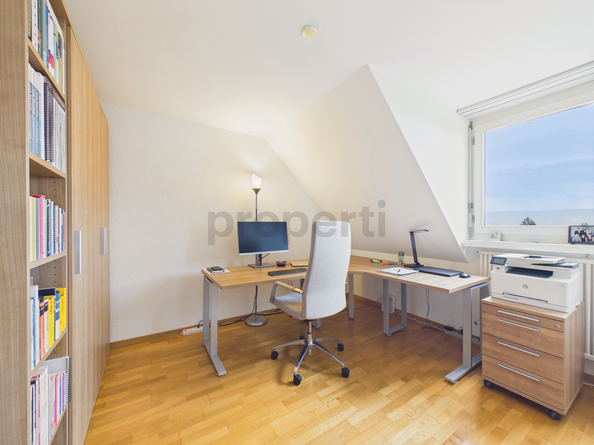 Arbeitszimmer im Dachgeschoss