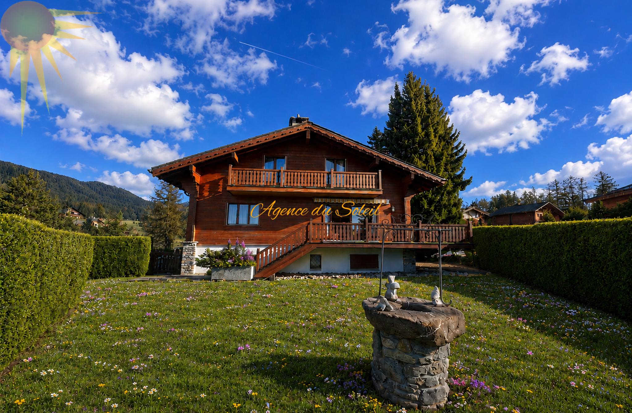 Alpenchalet mit Garten und Balkon