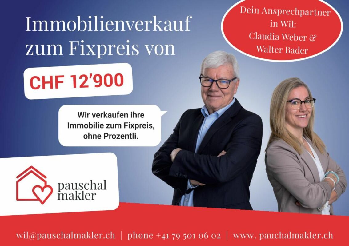 Werbebanner für Immobilienverkauf