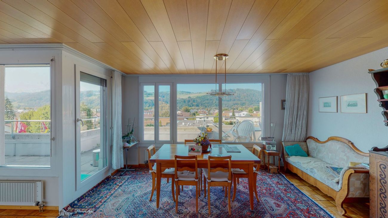 Wohnzimmer mit Ausblick