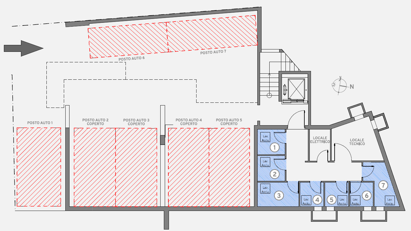 Parkplatz- und Technikplan