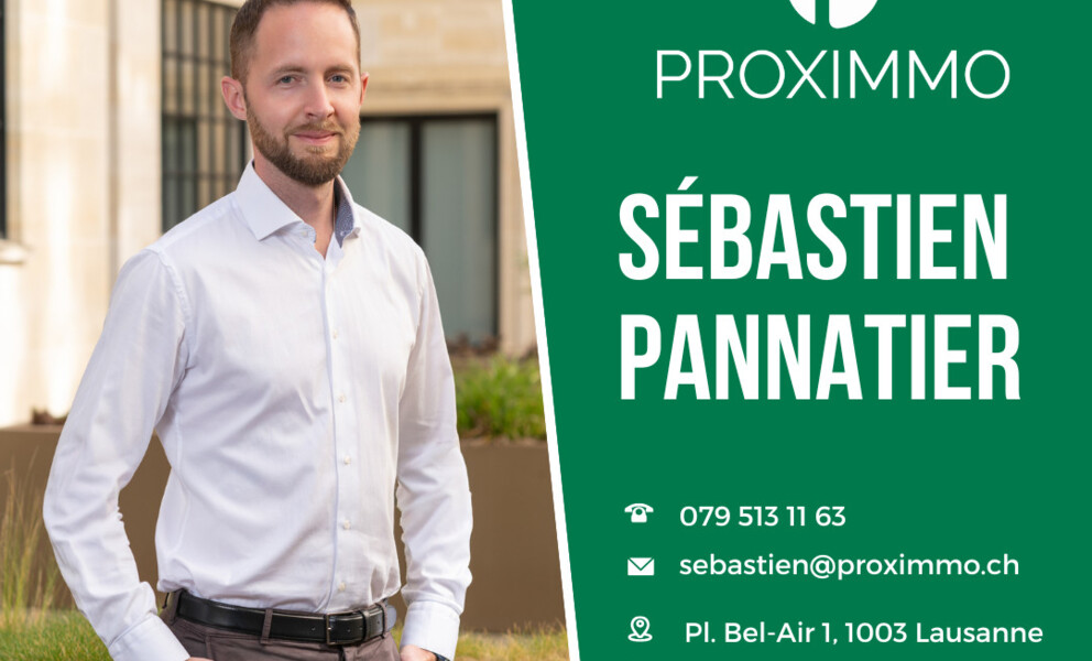 Werbekarte mit Immobilienmakler