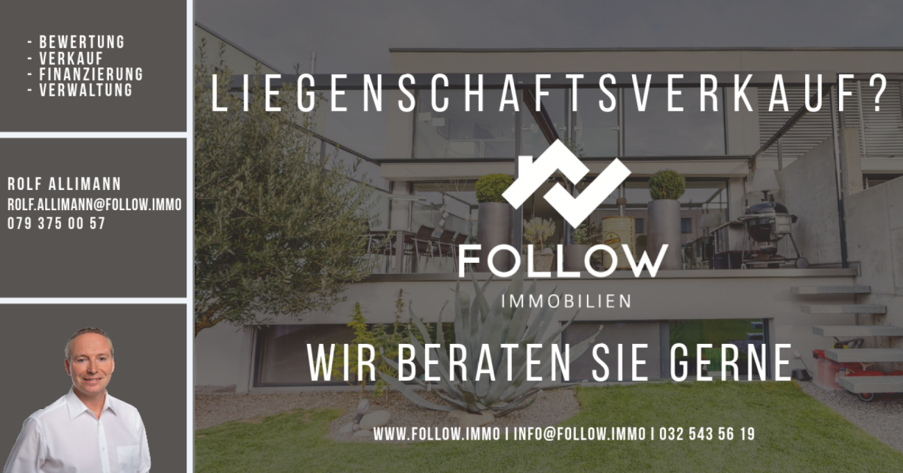 Werbebanner für Immobilienverkauf