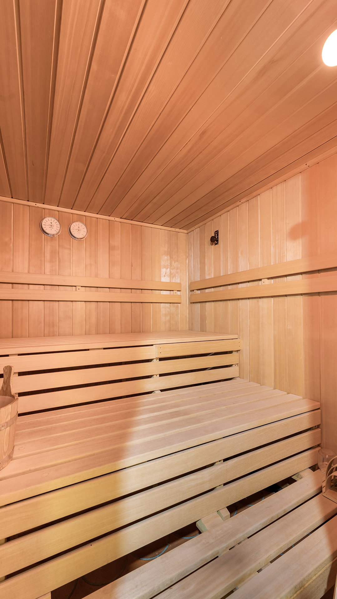 Sauna-Innenraum