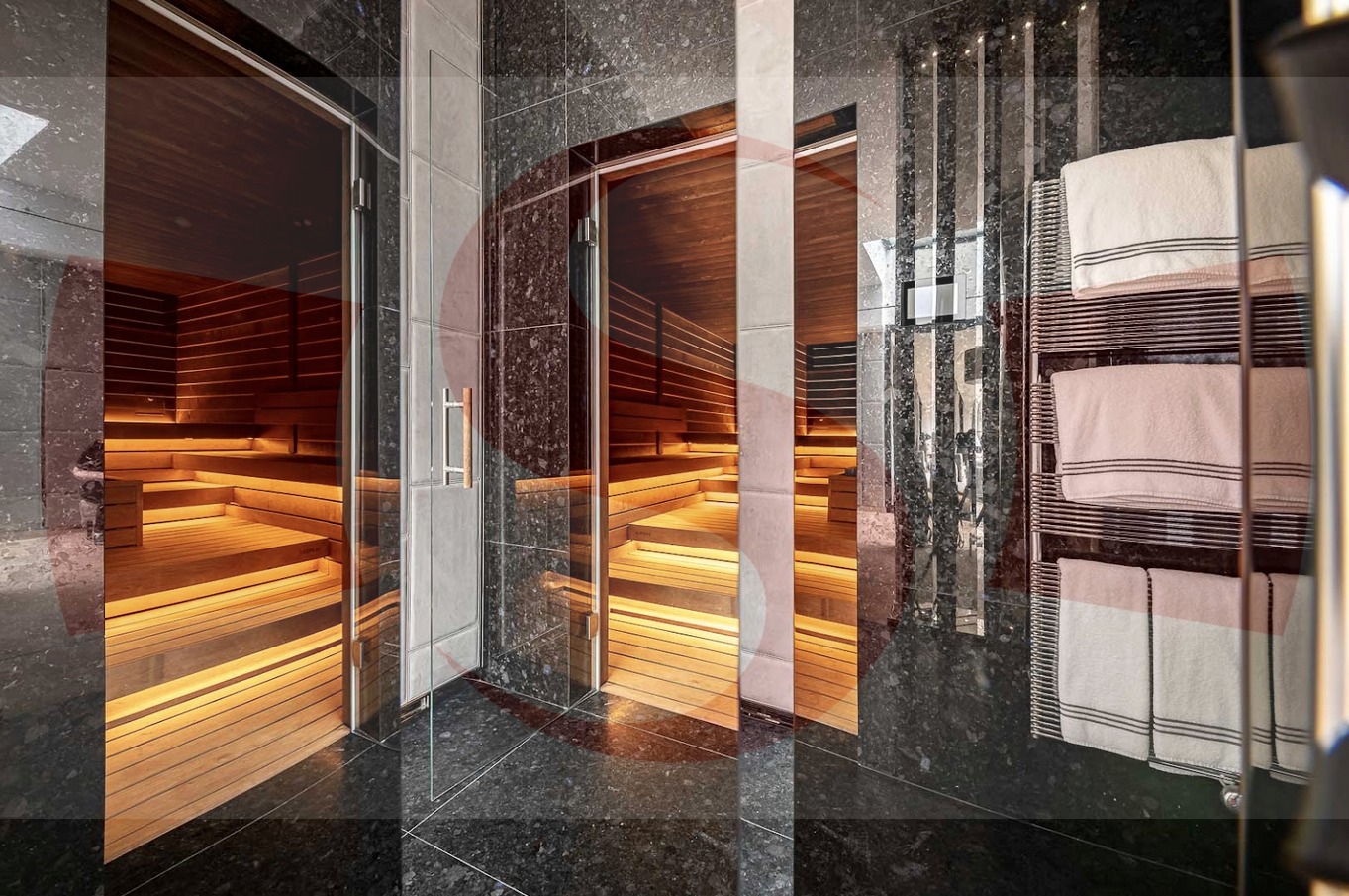Luxuriöser Sauna- und Wellnessbereich