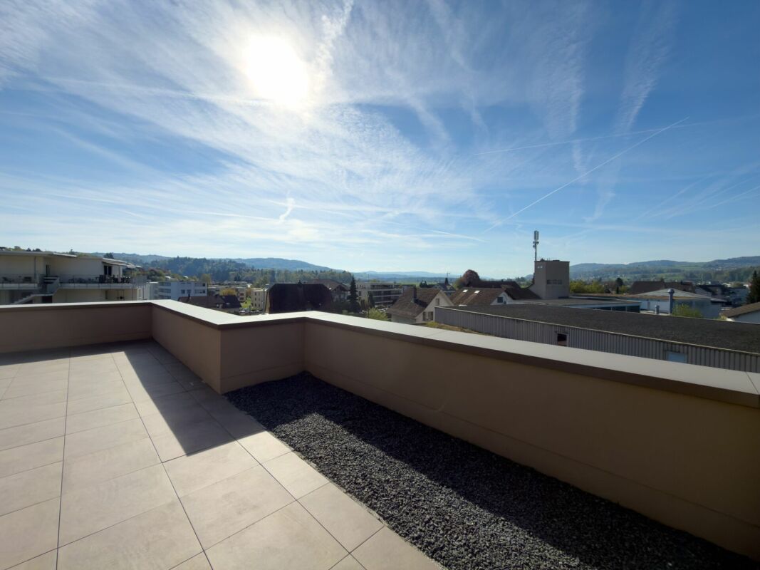 Dachterrasse mit Panoramablick