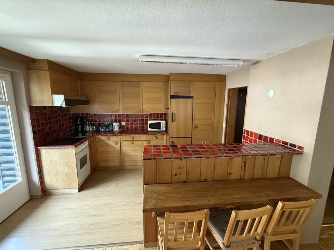 Küche mit Theke