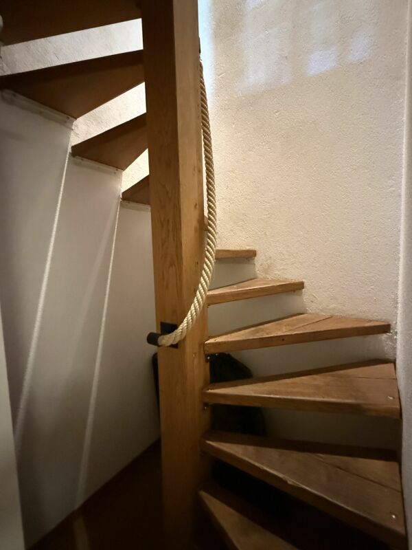 Spindeltreppe aus Holz