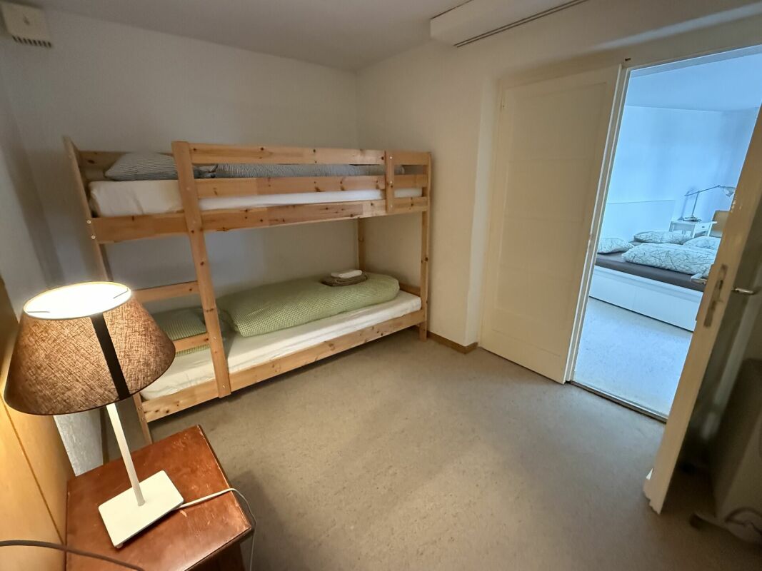 Schlafzimmer mit Etagenbett