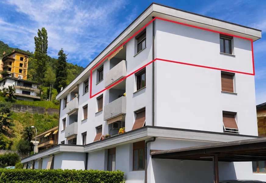 Mehrfamilienhaus mit Hanglage