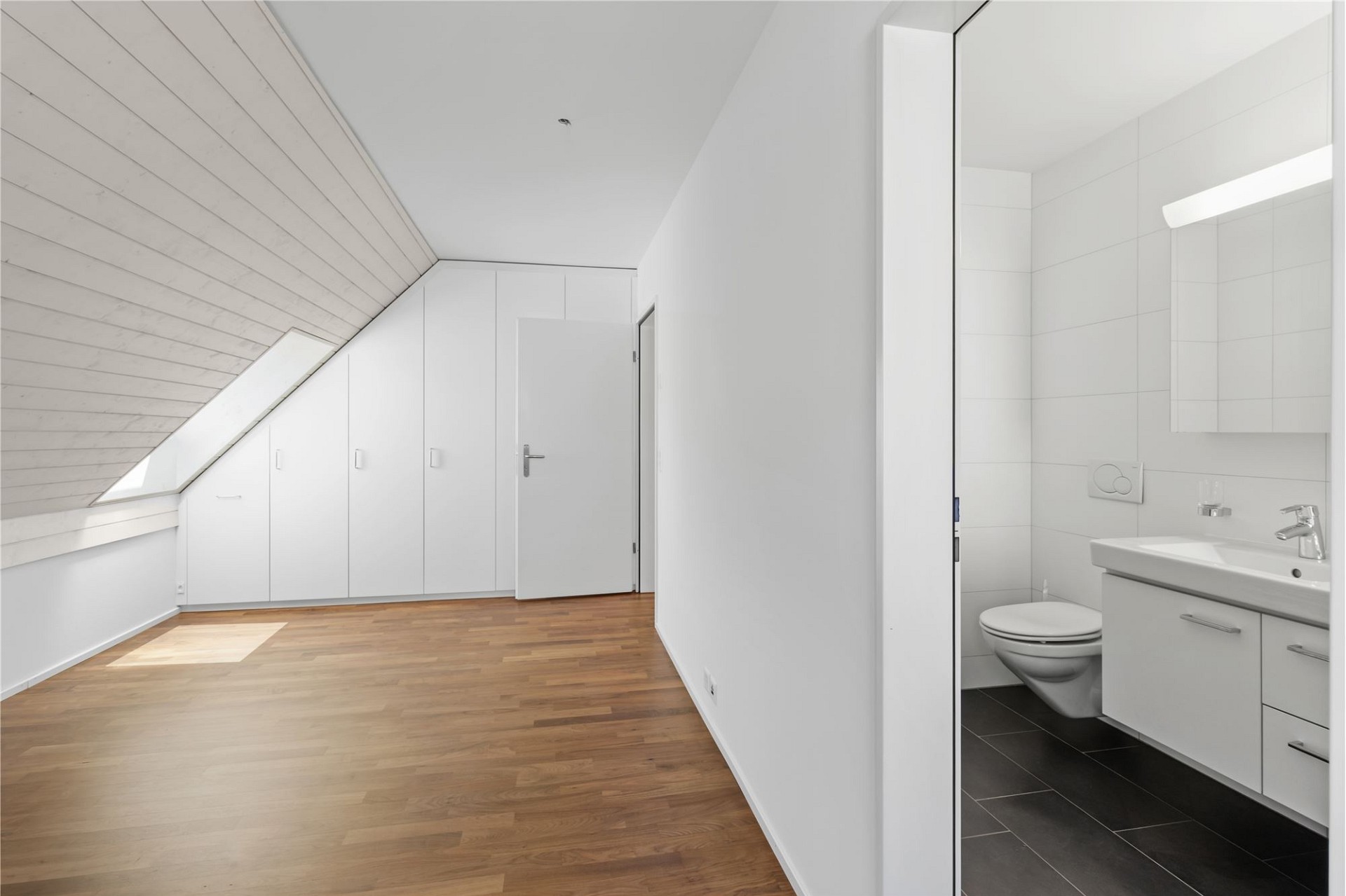 Ausgebauter Dachraum mit Bad