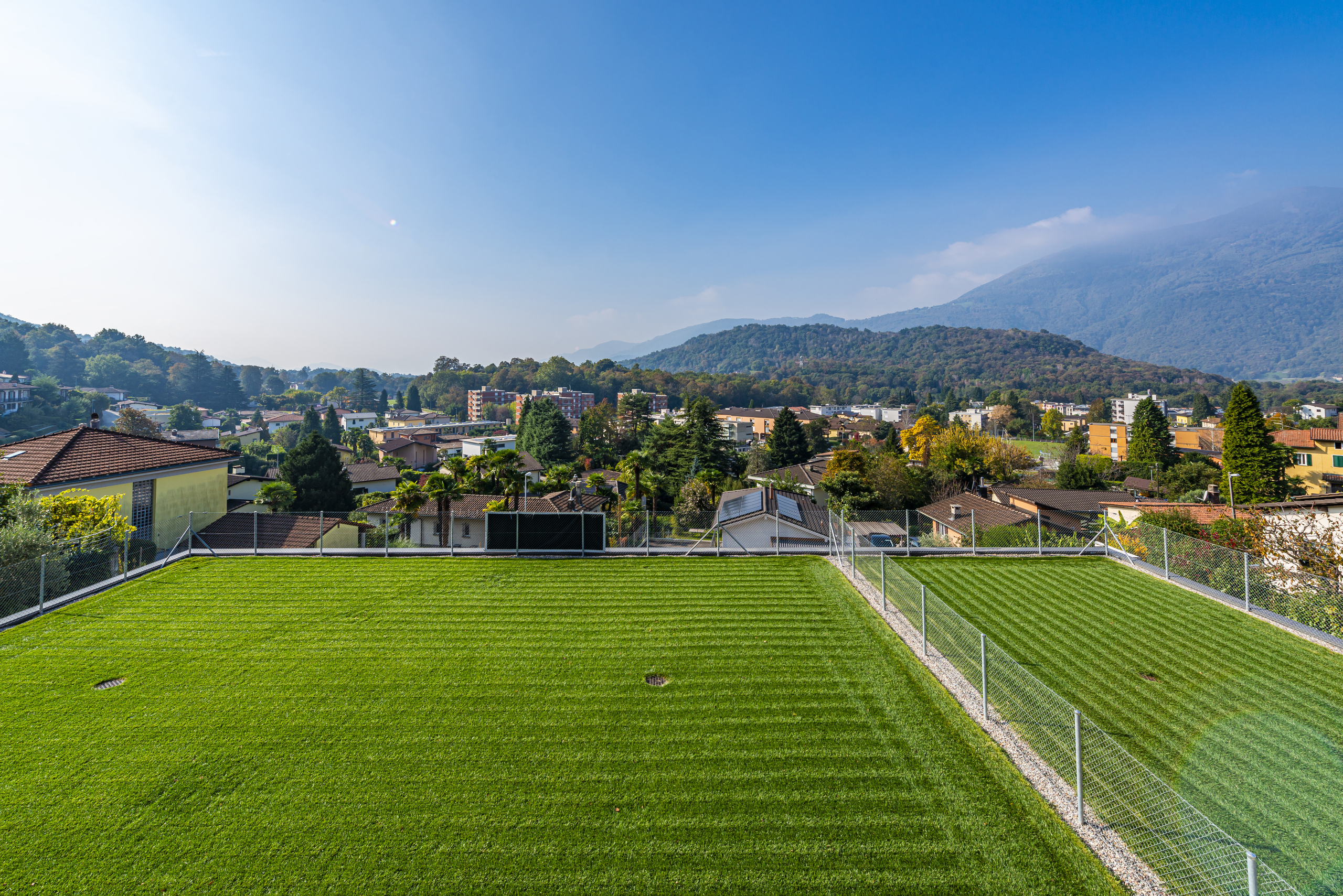 Dachterrasse mit Bergpanorama
