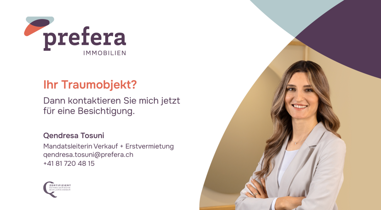 Werbegrafik eines Immobilienmaklers