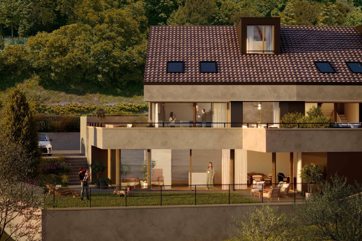 Mehrfamilienhaus mit Terrassen und Garten