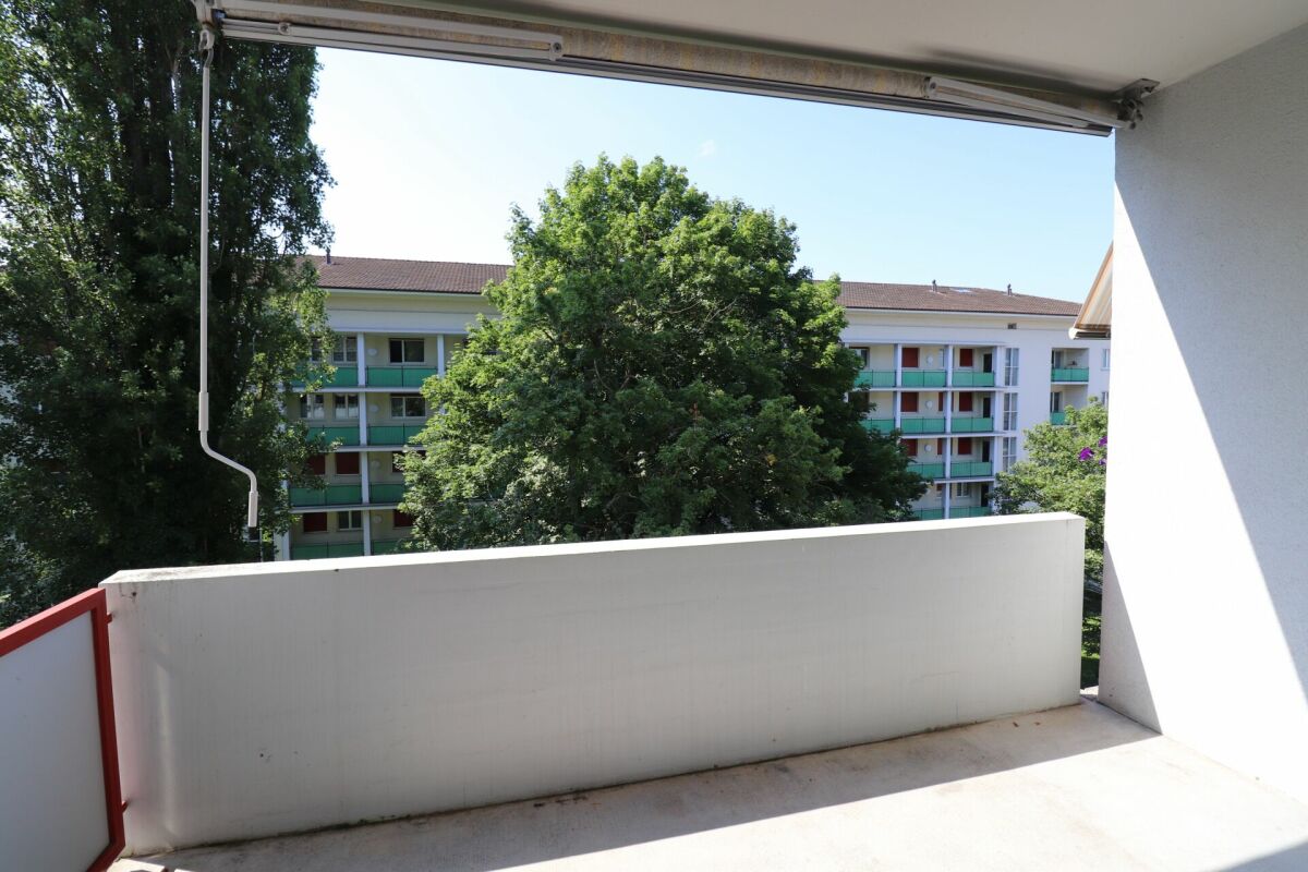 Balkon mit Blick ins Grüne