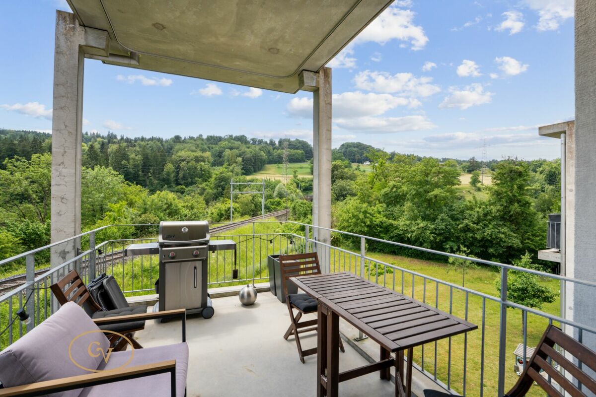 Balkon mit Landschaftsblick