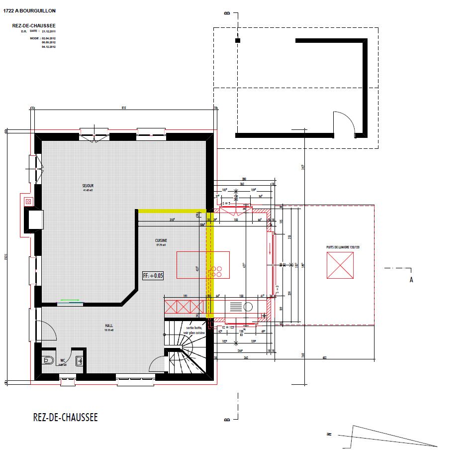 Grundriss des Erdgeschosses