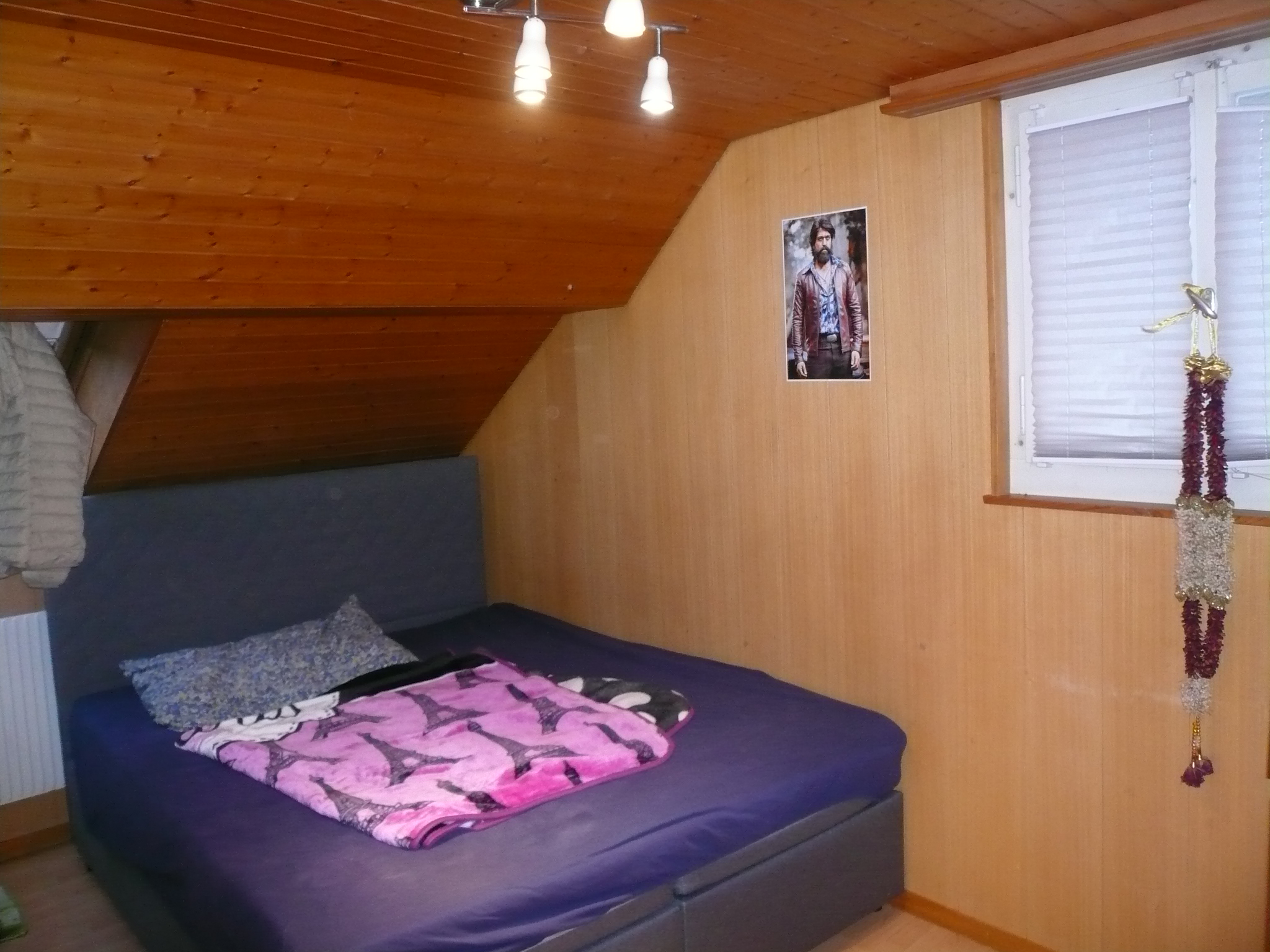 Gemütliches Schlafzimmer im Dachgeschoss
