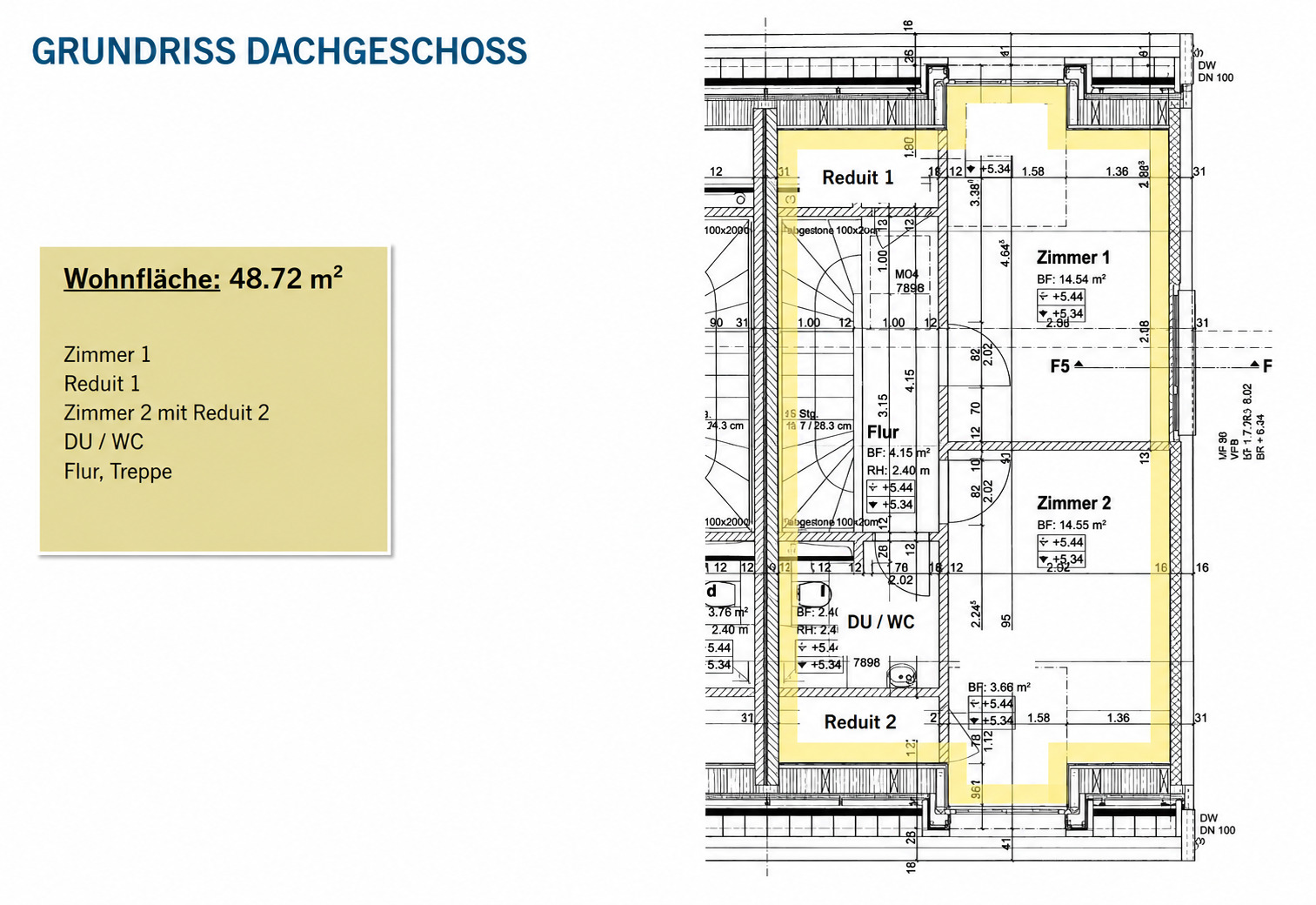 Grundriss Dachgeschoss