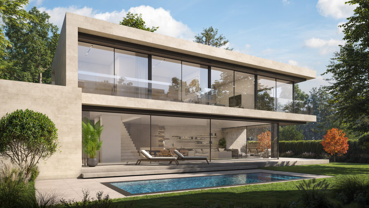 Modernes Architektenhaus mit Pool