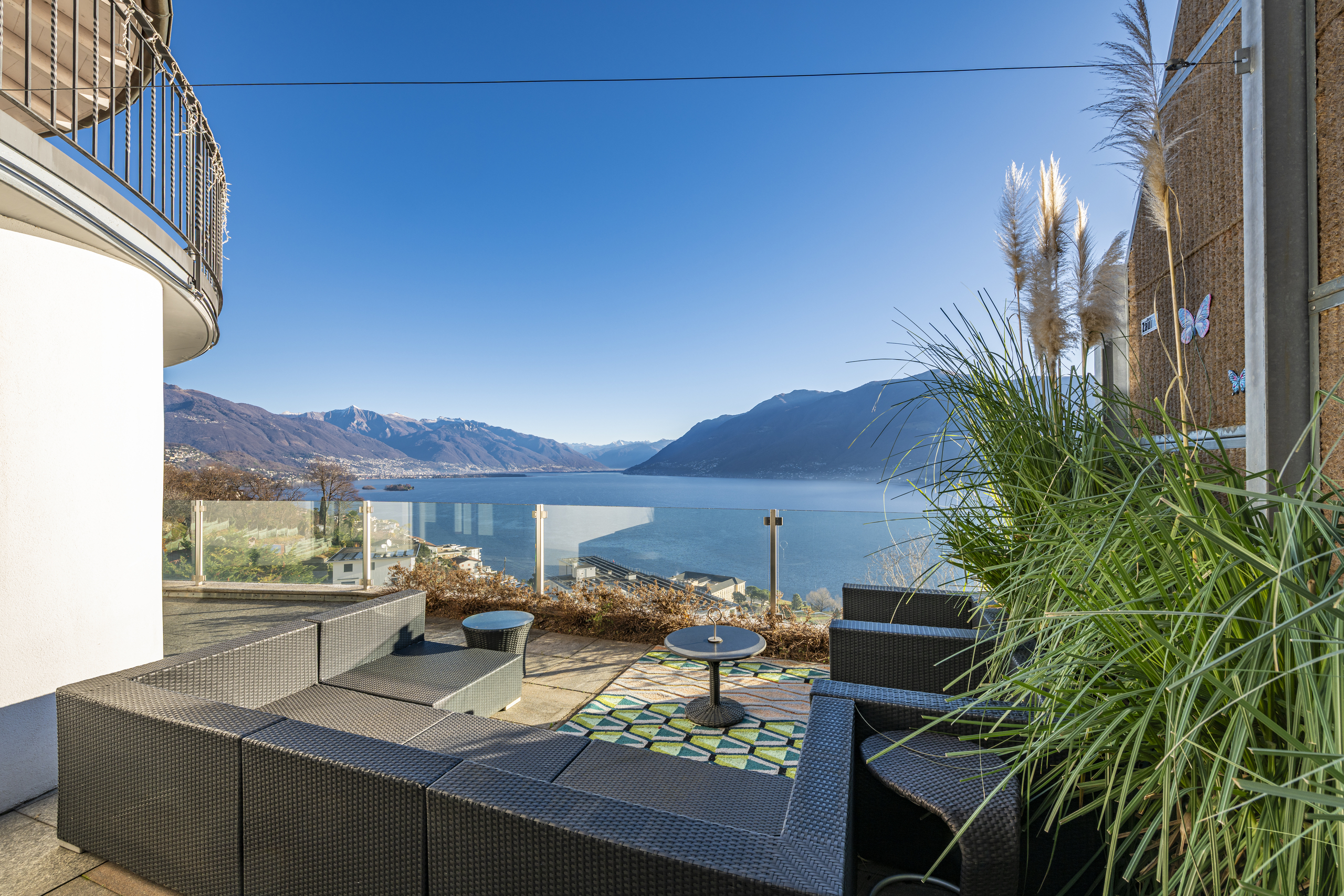 Seeterrasse mit Panoramaausblick