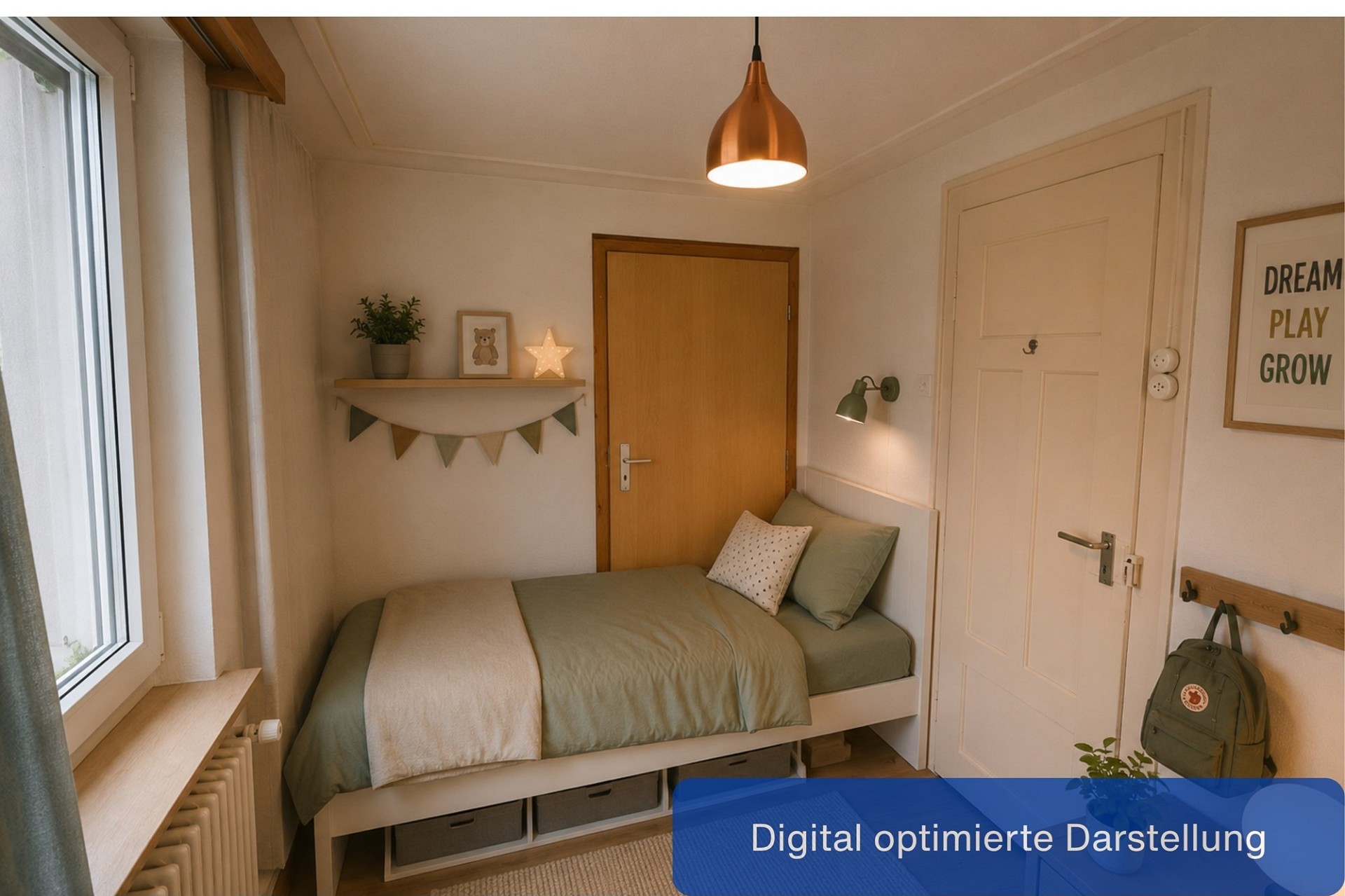 Gemütliches kleines Schlafzimmer