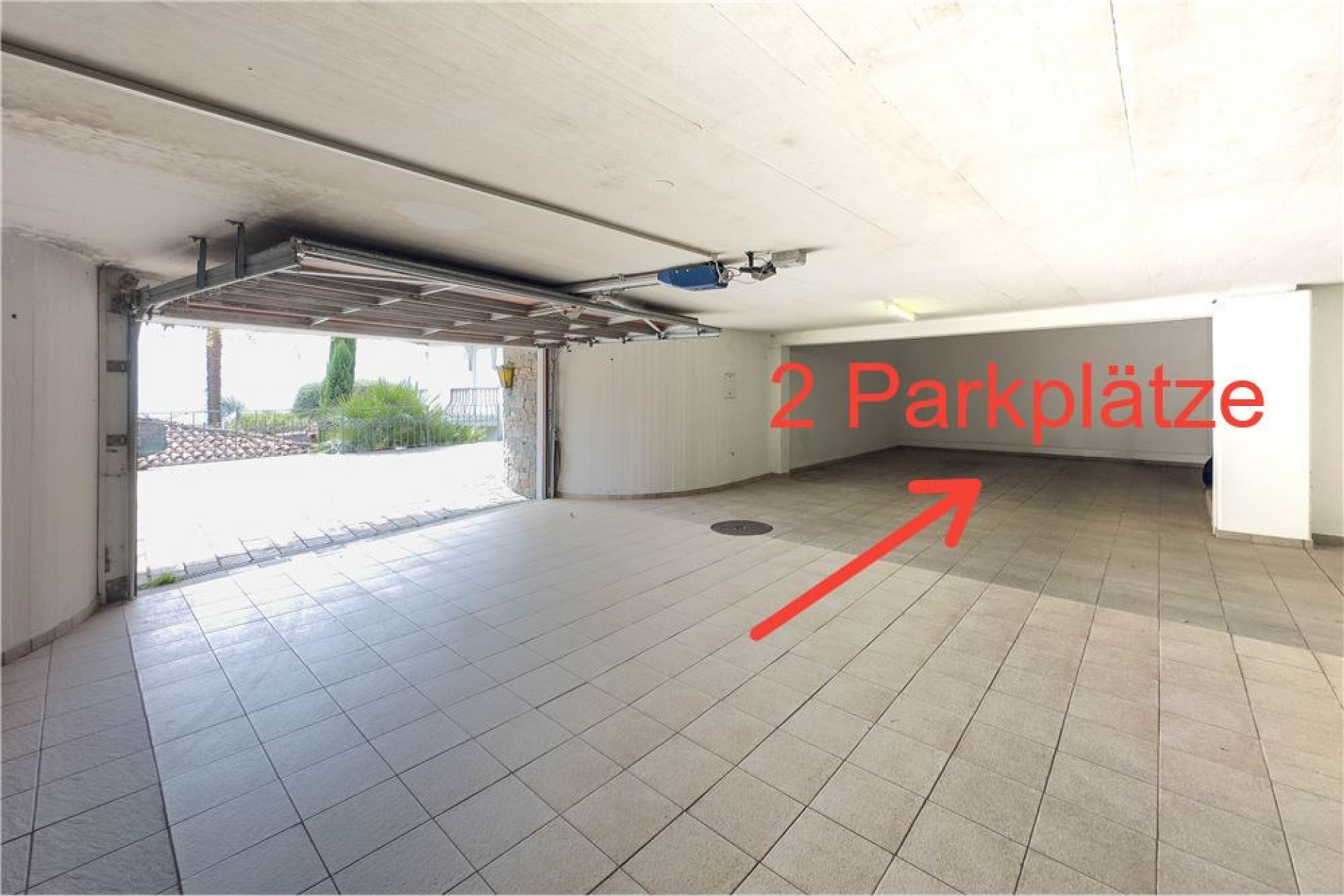 Garage mit zwei Stellplätzen