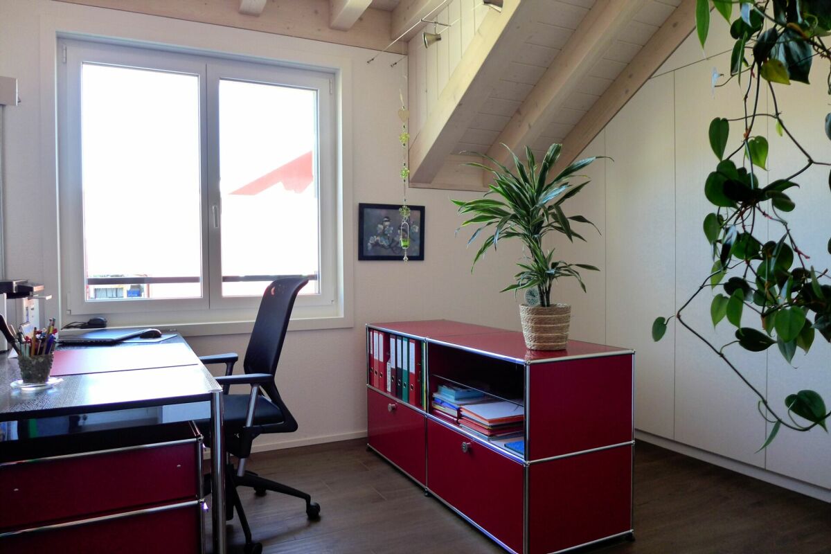 Homeoffice unter Dachschräge