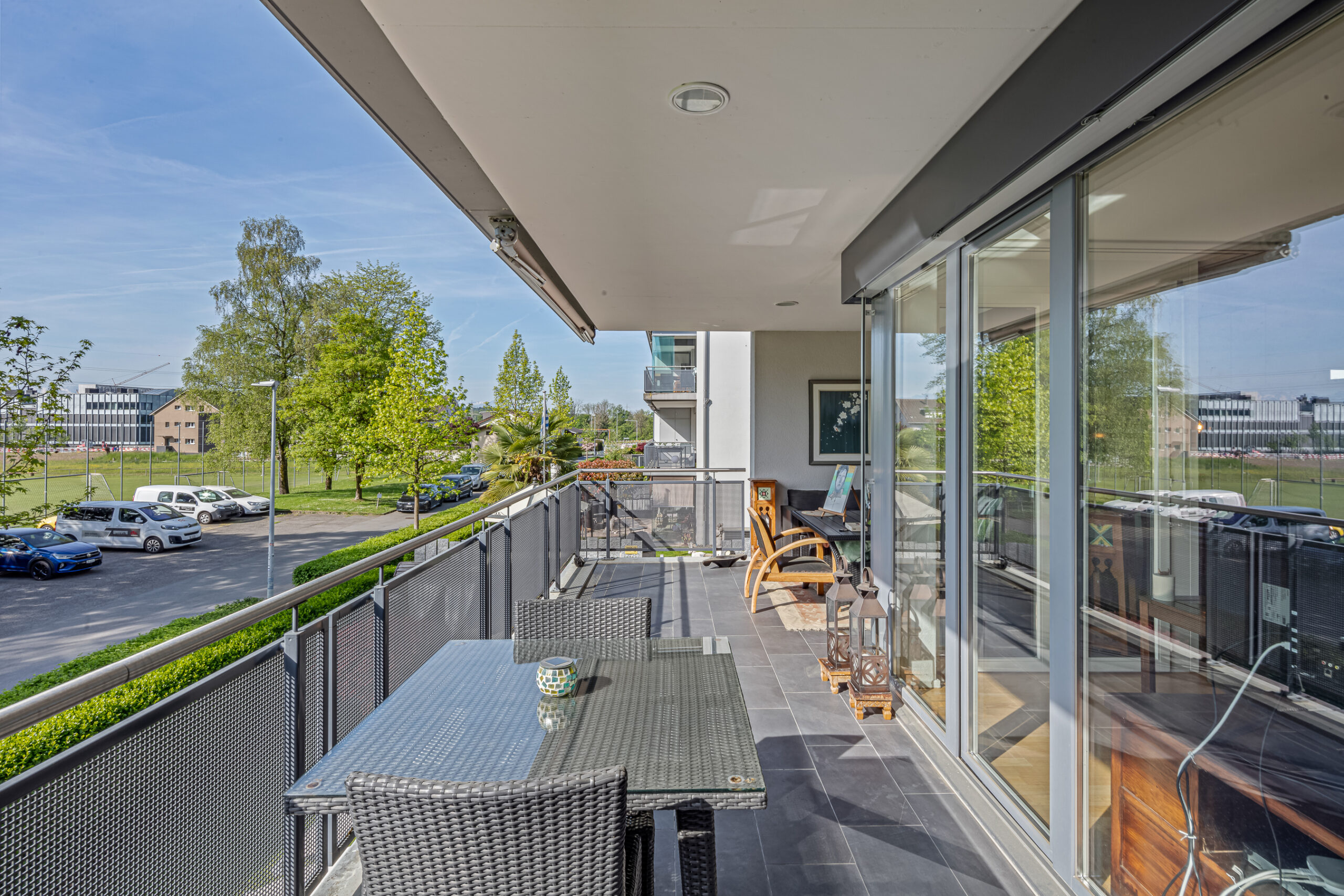 Balkon mit Ausblick