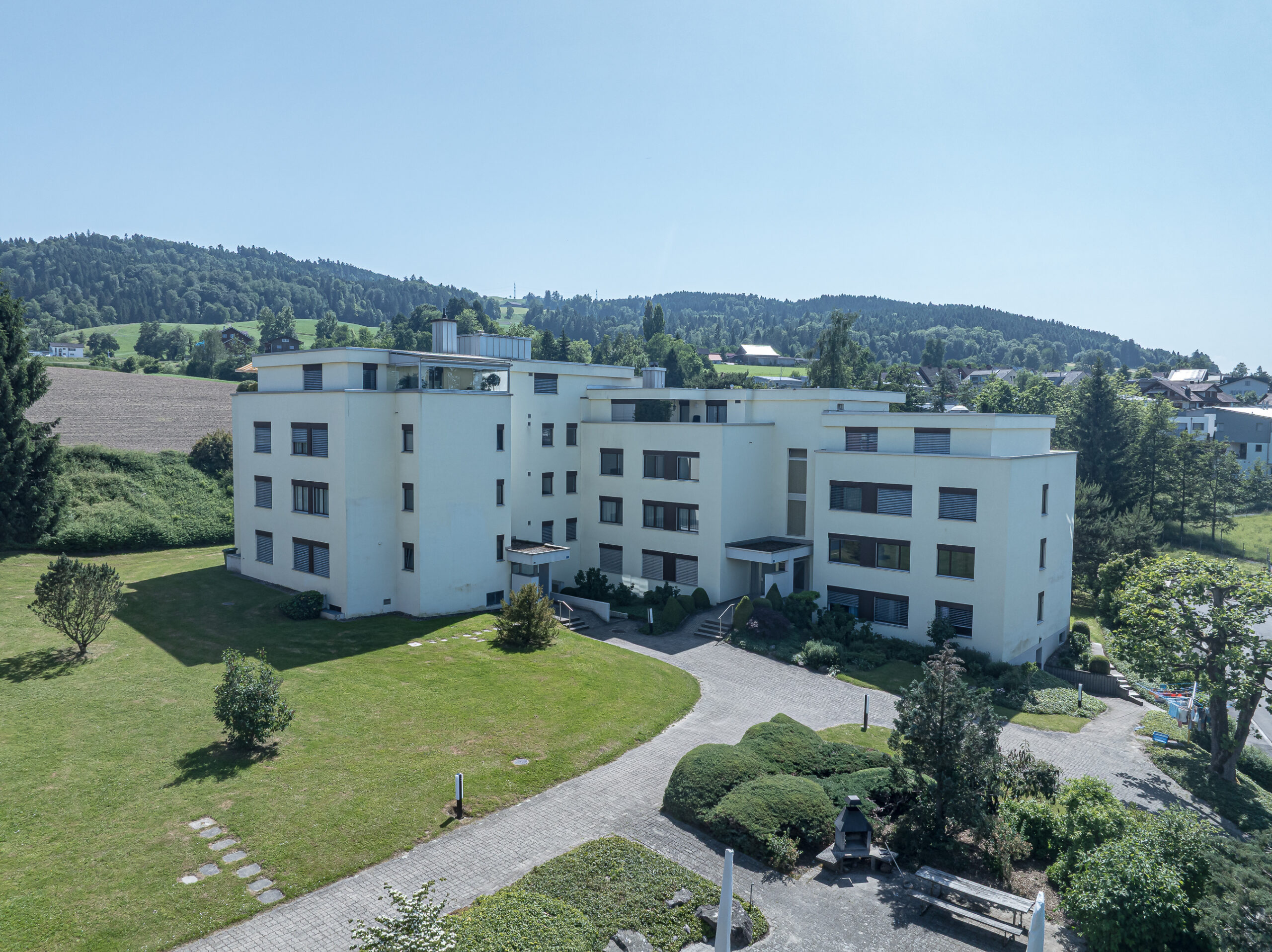 Wohnanlage in ländlicher Umgebung