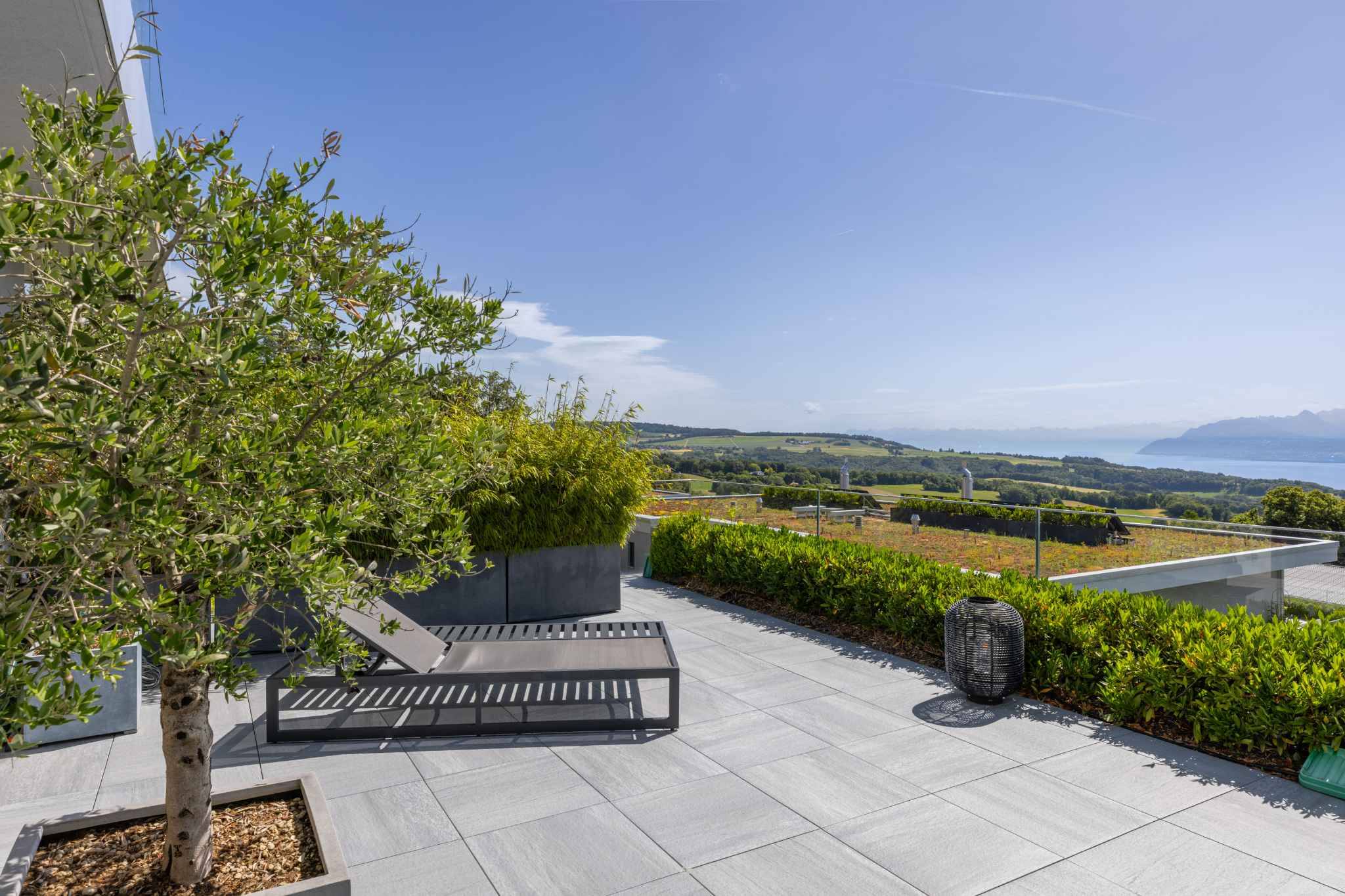 Dachterrasse mit Panoramablick